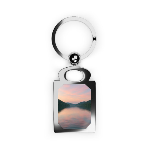 Whispers of Harmony - Rectangle Photo Keyring