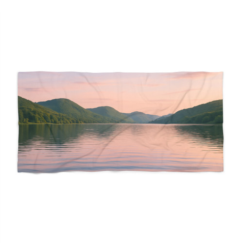 Whispers of Harmony - Beach Towel