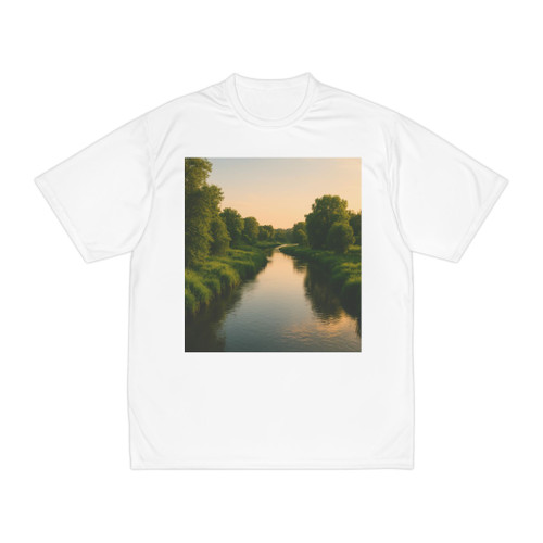 Serene River Valley - Men's Performance T-Shirt