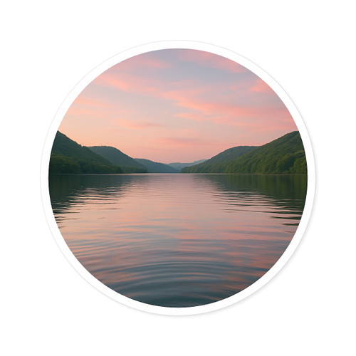 Whispers of Harmony - Round Stickers, Indoor\Outdoor