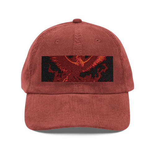 Eternal Flame Ascent - Vintage Corduroy Cap (Embroidery)