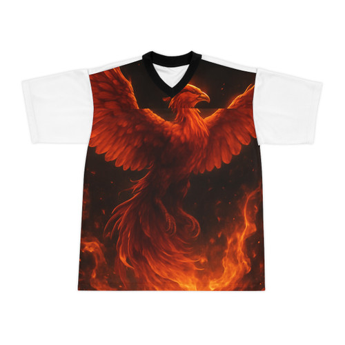 Eternal Flame Ascent - Unisex Football Jersey (AOP)