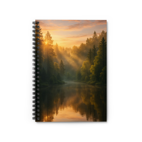 Silent Wilderness - Spiral Notebook - Ruled Line