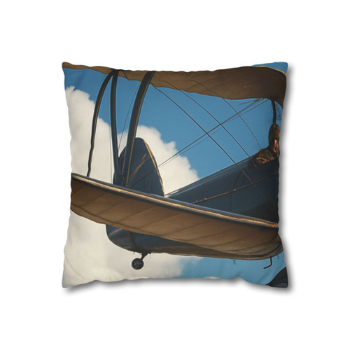 Skyward Soar - Faux Suede Square Pillowcase