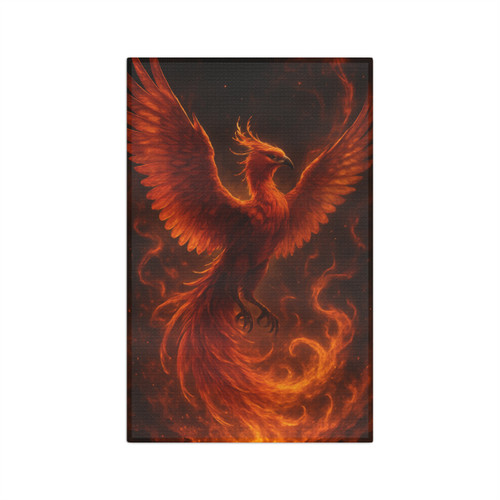 Eternal Flame Ascent - Microfiber Tea Towel