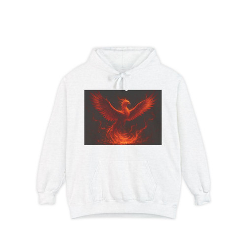 Eternal Flame Ascent - Unisex Garment-Dyed Hoodie