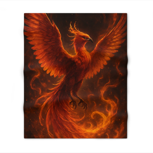 Eternal Flame Ascent - Throw Blanket