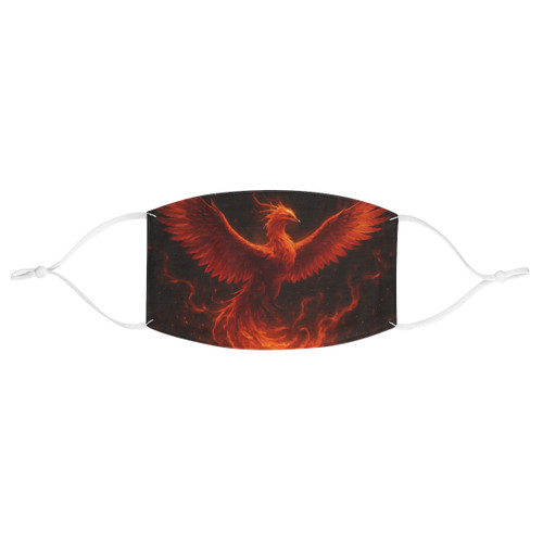 Eternal Flame Ascent - Fabric Face Mask