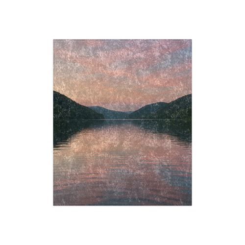 Whispers of Harmony - Crushed Velvet Blanket