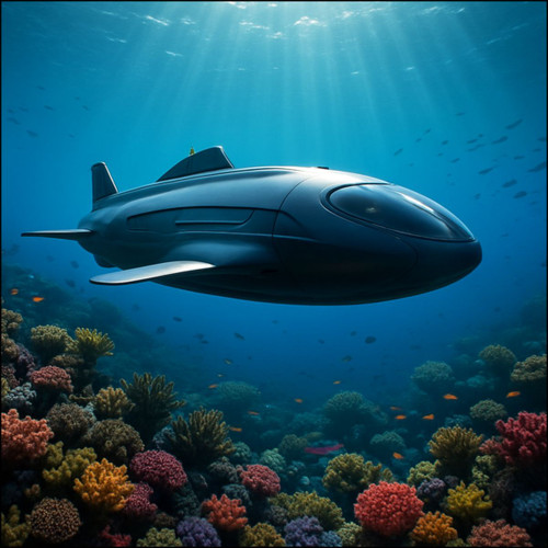 Deep Sea Adventure - Custom Cut Acrylic Ornament