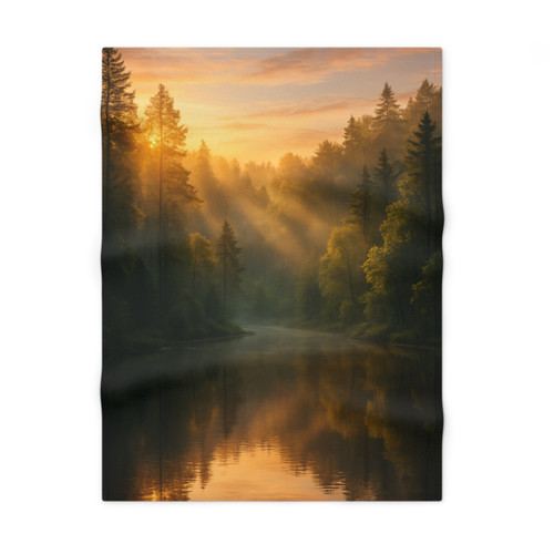 Silent Wilderness - Soft Fleece Baby Blanket