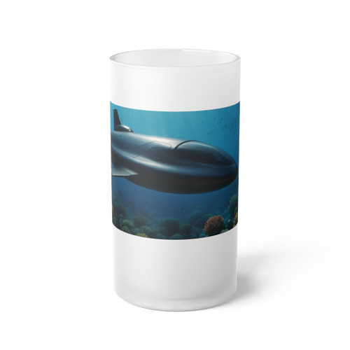 Deep Sea Adventure - Frosted Glass Beer Mug