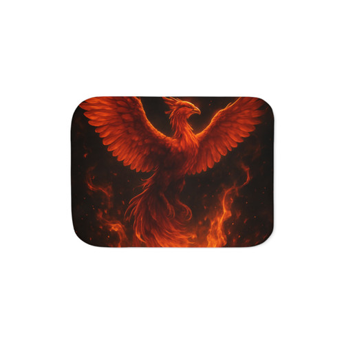 Eternal Flame Ascent - Sherpa Blanket, Two Colors