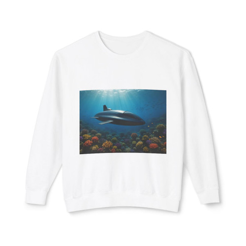 Deep Sea Adventure - Unisex Lightweight Crewneck Sweatshirt