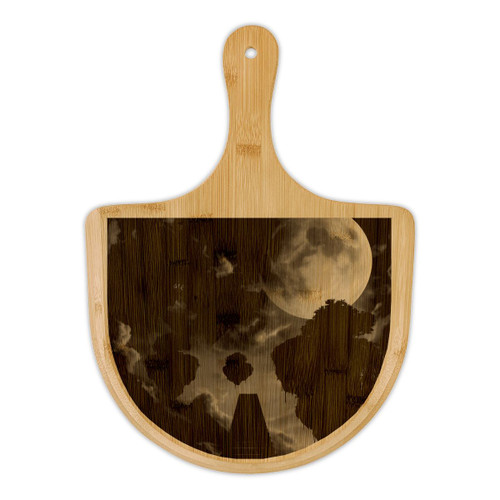 Ethereal Dreamscape - Bamboo Pizza Board (Engraving)