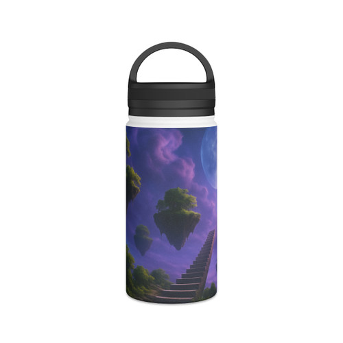 Ethereal Dreamscape - Stainless Steel Water Bottle, Handle Lid