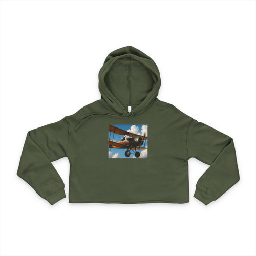Skyward Soar - Women's Cropped Hoodie