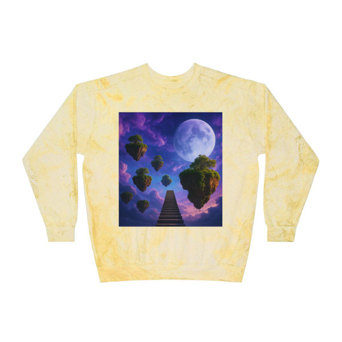 Ethereal Dreamscape - Unisex Color Blast Crewneck Sweatshirt