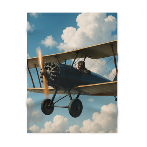 Skyward Soar - Soft Fleece Baby Blanket