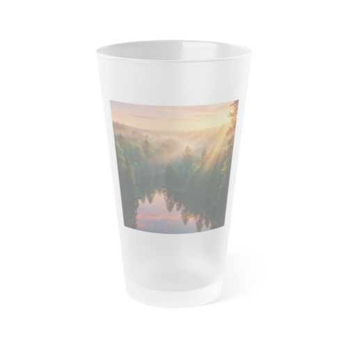 Silent Wilderness - Frosted Pint Glass, 16oz