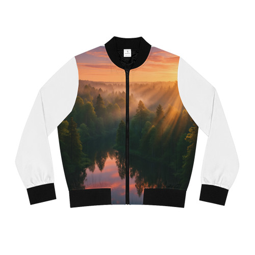 Silent Wilderness - Women's Bomber Jacket (AOP)