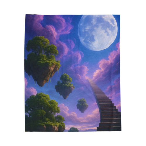 Ethereal Dreamscape - Velveteen Plush Blanket
