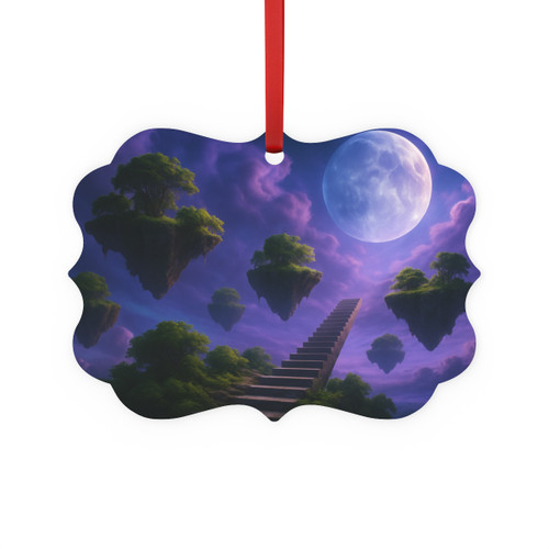 Ethereal Dreamscape - Metal Plaque Ornament