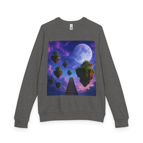 Ethereal Dreamscape - Unisex French Terry Raglan Crewneck