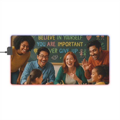 Inspire Every Day - LED Gaming Mouse Pad