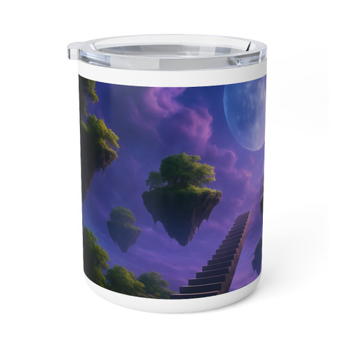 Ethereal Dreamscape - Insulated Coffee Mug, 10oz 