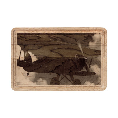 Skyward Soar - Wooden Cutting Board (Engraving)