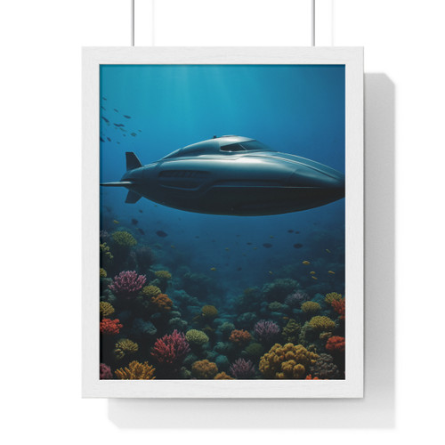 Deep Sea Adventure - Vertical Framed Poster