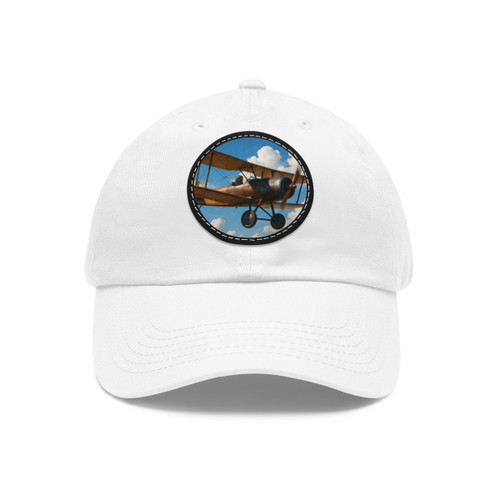Skyward Soar - Dad Hat with Leather Patch (Round)