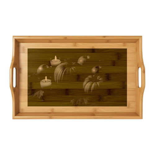 Harvest Table Delight - Bamboo Serving Tray (Engraving)