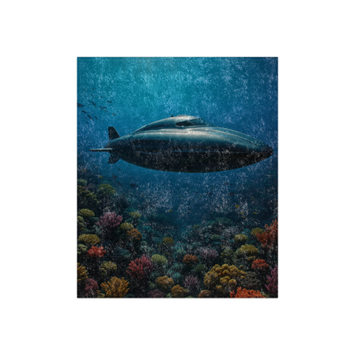 Deep Sea Adventure - Crushed Velvet Blanket