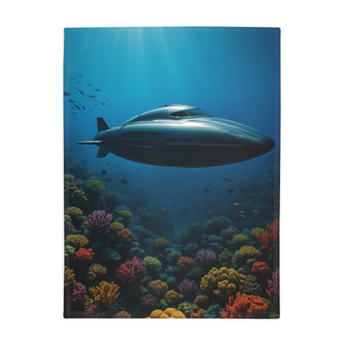 Deep Sea Adventure - Plush Fleece Blanket