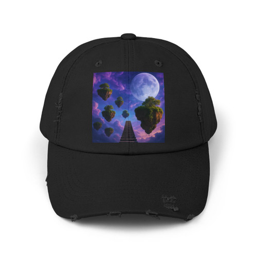 Ethereal Dreamscape - Unisex Distressed Cap