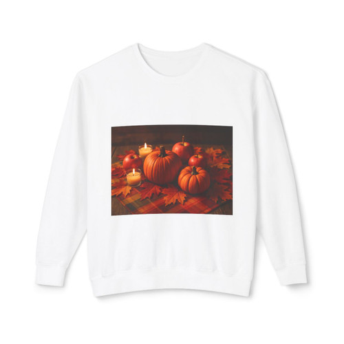 Harvest Table Delight - Unisex Lightweight Crewneck Sweatshirt
