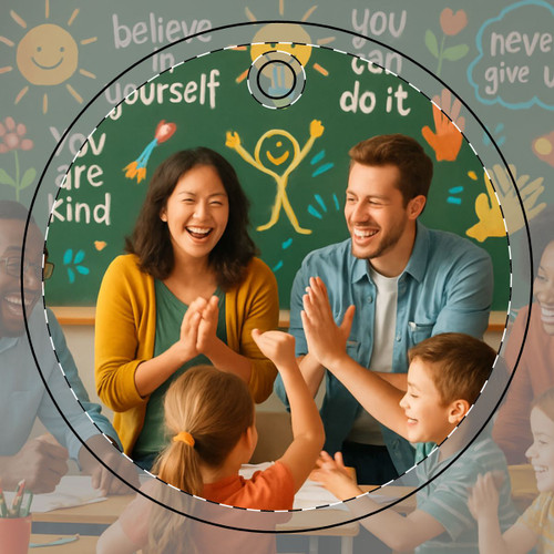 Inspire Every Day - Ceramic Ornament, 2-Side Print