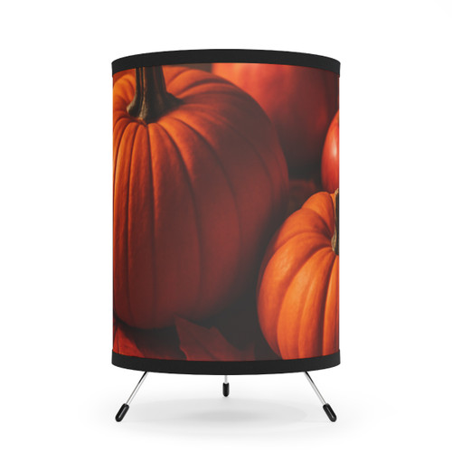 Harvest Table Delight - Tripod Lamp with High-Res Printed Shade, US\CA plug