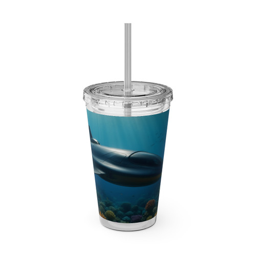 Deep Sea Adventure - Sunsplash Tumbler with Straw, 16oz
