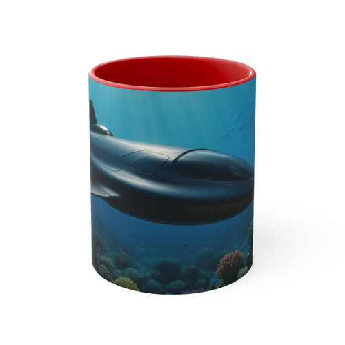 Deep Sea Adventure - Colorful Accent Mugs, 11oz