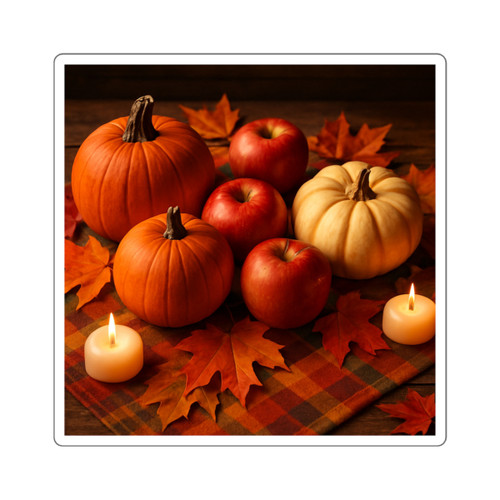 Harvest Table Delight - Square Stickers
