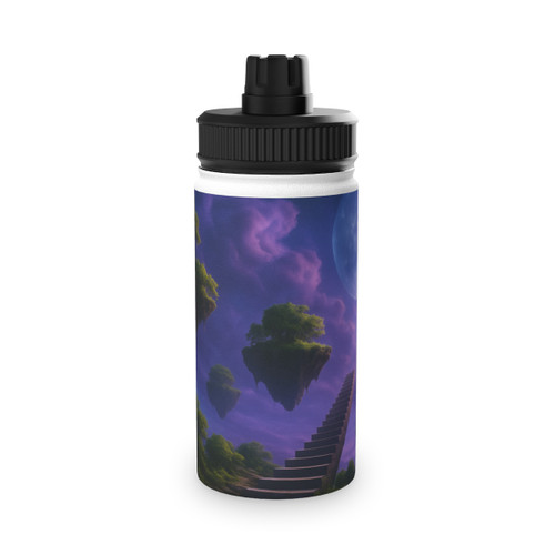 Ethereal Dreamscape - Stainless Steel Water Bottle, Sports Lid