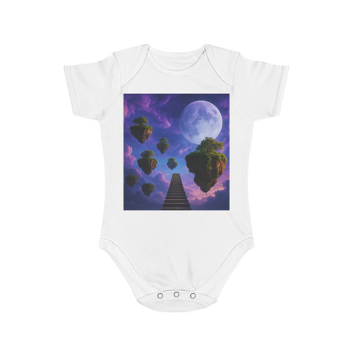 Ethereal Dreamscape - Short Sleeve Baby Bodysuit