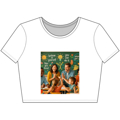 Inspire Every Day - Women’s Poly-Cotton Crop Tee