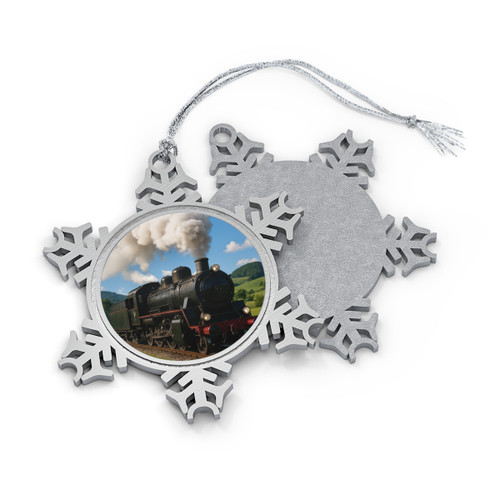 Steam Era Adventure - Pewter Snowflake Ornament