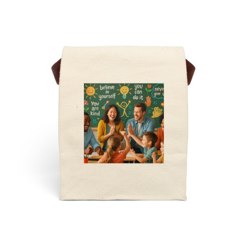 Inspire Every Day - Canvas Lunch Bag With Strap