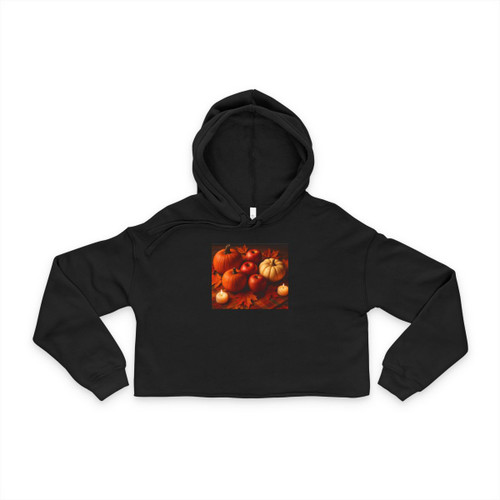 Harvest Table Delight - Women's Cropped Hoodie