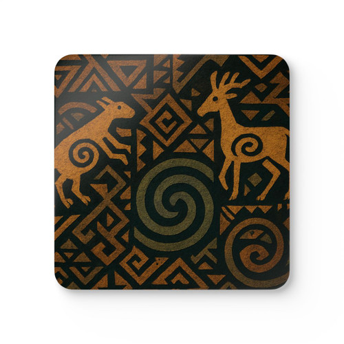 Echoes of Ancestors - Corkwood Coaster Set